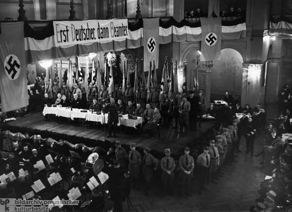 „Erst Deutscher, dann Beamter” (31. Juli 1933)